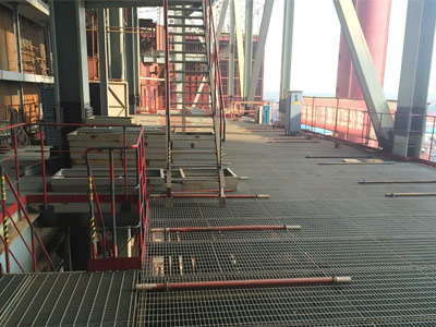 平台钢格板案例